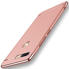 Housse Contour Luxe Metal et Plastique pour Huawei Nova 2 Plus Or Rose