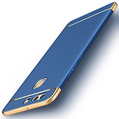 Housse Contour Luxe Metal et Plastique pour Huawei P9 Plus Bleu