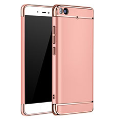 Housse Contour Luxe Metal et Plastique pour Xiaomi Mi 5S 4G Or Rose