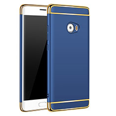 Housse Contour Luxe Metal et Plastique pour Xiaomi Mi Note 2 Bleu