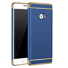 Housse Contour Luxe Metal et Plastique pour Xiaomi Mi Note 2 Special Edition Bleu