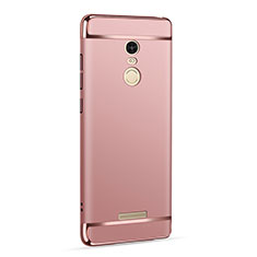 Housse Contour Luxe Metal et Plastique pour Xiaomi Redmi Note 3 Or Rose