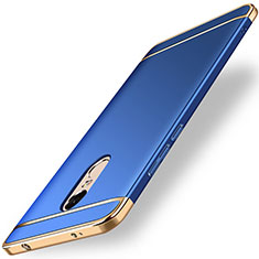 Housse Contour Luxe Metal et Plastique pour Xiaomi Redmi Note 4X Bleu