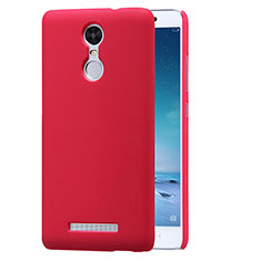 Housse Plastique Rigide Mailles Filet pour Xiaomi Redmi Note 3 MediaTek Rouge