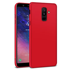 Housse Plastique Rigide Mat M02 pour Samsung Galaxy A6 Plus (2018) Rouge