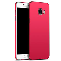 Housse Plastique Rigide Mat M05 pour Samsung Galaxy C7 SM-C7000 Rouge