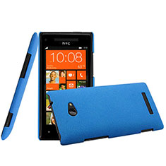 Housse Plastique Rigide Mat pour HTC 8X Windows Phone Bleu