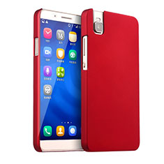 Housse Plastique Rigide Mat pour Huawei Honor 7i shot X Rouge