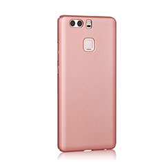 Housse Plastique Rigide Mat pour Huawei P9 Plus Or Rose