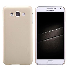 Housse Plastique Rigide Mat pour Samsung Galaxy E7 SM-E700 E7000 Or