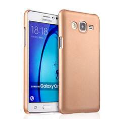 Housse Plastique Rigide Mat pour Samsung Galaxy On7 Pro Or