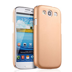 Housse Plastique Rigide Mat pour Samsung Galaxy S3 III LTE 4G Or