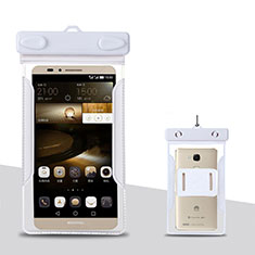 Housse Pochette Etanche Waterproof Universel pour Huawei Honor X9a 5G Blanc