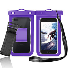 Housse Pochette Etanche Waterproof Universel W05 pour Samsung Galaxy A22 5G Violet