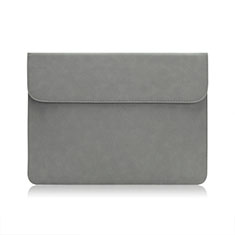 Housse Pochette Velour Tissu pour Huawei Honor MagicBook 15 Gris