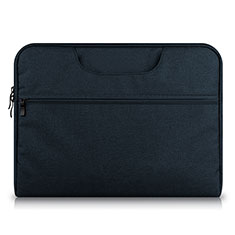 Housse Pochette Velour Tissu S03 pour Huawei Matebook X Pro (2020) 13.9 Noir