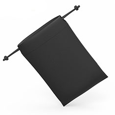 Housse Pochette Velour Universel S04 pour Oppo A1x 5G Noir