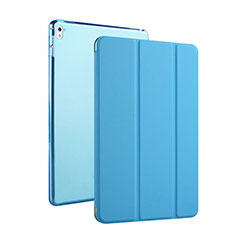 Housse Portefeuille Cuir Stand pour Apple iPad Pro 9.7 Bleu Ciel