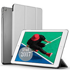 Housse Portefeuille Livre Cuir pour Apple New iPad Pro 9.7 (2017) Argent