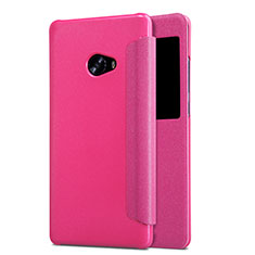 Housse Portefeuille Livre Cuir pour Xiaomi Mi Note 2 Special Edition Rose Rouge