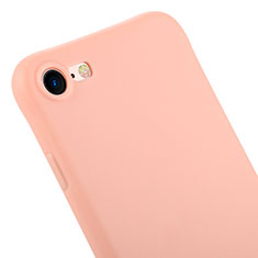 Housse Silicone TPU Souple Couleur Unie C01 pour Apple iPhone 7 Rose
