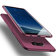 Housse Silicone TPU Souple Couleur Unie pour Samsung Galaxy S8 Violet