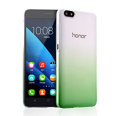 Housse Transparente Rigide Degrade pour Huawei Honor 4X Vert