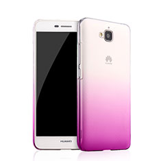 Housse Transparente Rigide Degrade pour Huawei Y6 Pro Violet