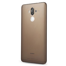 Housse Ultra Fine Mat Rigide Transparente pour Huawei Mate 9 Marron