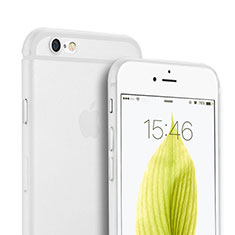 Housse Ultra Fine Mat Silicone Souple Transparente pour Apple iPhone 6S Blanc