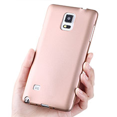 Housse Ultra Fine TPU Souple S02 pour Samsung Galaxy Note 4 SM-N910F Or Rose