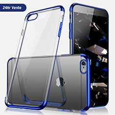 Housse Ultra Fine TPU Souple Transparente H03 pour Apple iPhone 6 Plus Bleu