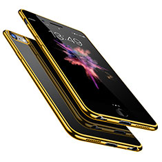 Housse Ultra Fine TPU Souple Transparente H04 pour Apple iPhone 6S Plus Or