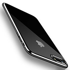 Housse Ultra Fine TPU Souple Transparente H07 pour Apple iPhone SE (2020) Noir