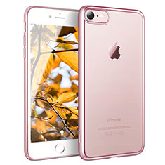 Housse Ultra Fine TPU Souple Transparente H11 pour Apple iPhone SE (2020) Or Rose