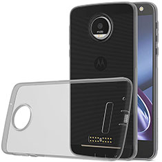 Housse Ultra Fine TPU Souple Transparente pour Motorola Moto Z Play Gris