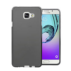 Housse Ultra Fine TPU Souple Transparente pour Samsung Galaxy A7 (2016) A7100 Noir