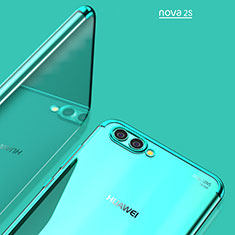 Housse Ultra Fine TPU Souple Transparente T02 pour Huawei Nova 2S Bleu