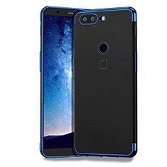 Housse Ultra Fine TPU Souple Transparente T04 pour OnePlus 5T A5010 Bleu