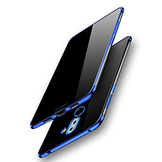 Housse Ultra Fine TPU Souple Transparente T07 pour Huawei Mate 9 Lite Bleu