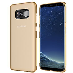 Housse Ultra Fine TPU Souple Transparente T15 pour Samsung Galaxy S8 Or