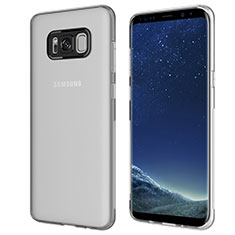 Housse Ultra Fine TPU Souple Transparente T15 pour Samsung Galaxy S8 Plus Gris