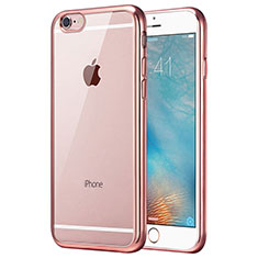 Housse Ultra Fine TPU Souple Transparente T21 pour Apple iPhone 7 Or Rose
