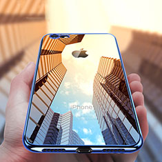 Housse Ultra Fine TPU Souple Transparente T21 pour Apple iPhone SE3 (2022) Bleu