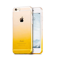 Housse Ultra Fine Transparente Souple Degrade pour Apple iPhone 6 Plus Jaune