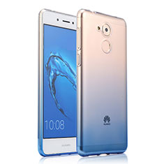 Housse Ultra Fine Transparente Souple Degrade pour Huawei Enjoy 6S Bleu