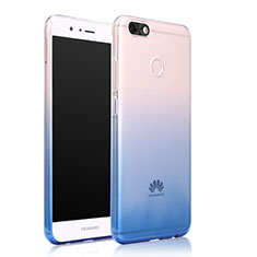 Housse Ultra Fine Transparente Souple Degrade pour Huawei Enjoy 7 Bleu