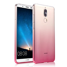 Housse Ultra Fine Transparente Souple Degrade pour Huawei Rhone Rose