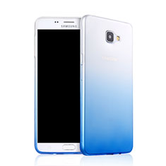 Housse Ultra Fine Transparente Souple Degrade pour Samsung Galaxy A9 Pro (2016) SM-A9100 Bleu