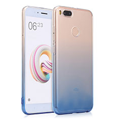 Housse Ultra Fine Transparente Souple Degrade pour Xiaomi Mi 5X Bleu